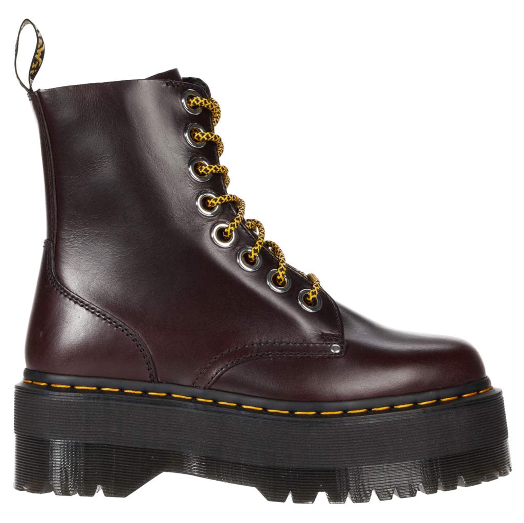 Dr. Martens Womens Boots Jadon Max Lace-Up Ankle Goodyear-Welt Leather - UK 7