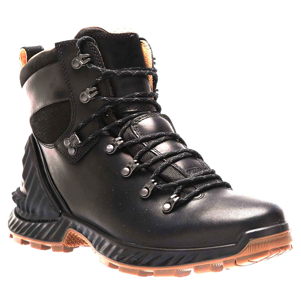 Ecco Exohike 840754 Leather Mens Boots#color_black