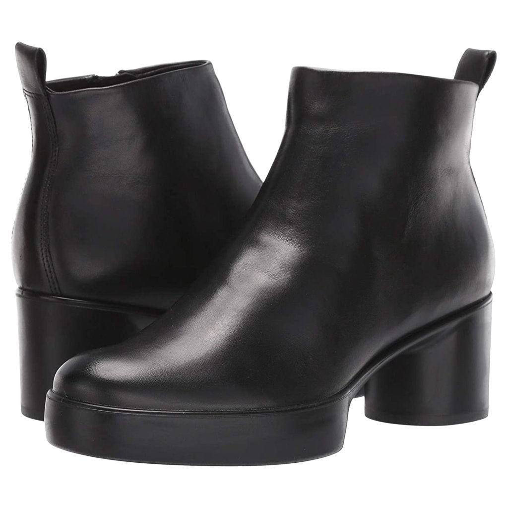 Ecco Shape Sculpted Motion 35 Leather Womens Boots#color_black