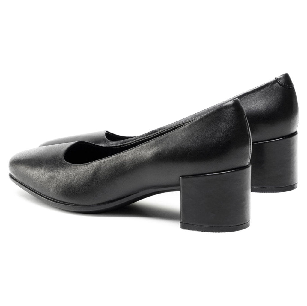 Ecco Shape Squared 35 Leather Womens Shoes#color_black