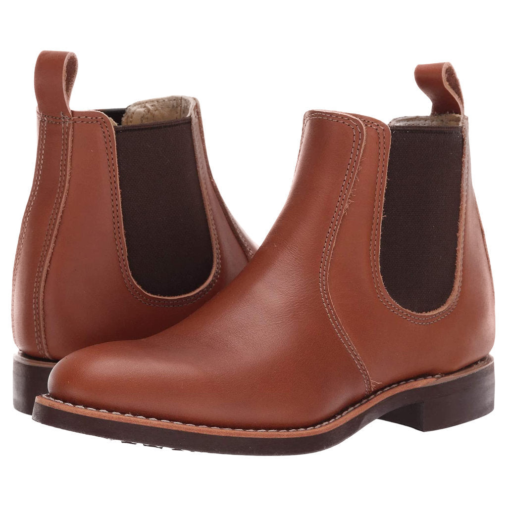 Red Wing Heritage Full Grain Leather 6 Inch Classsic Women's Chelsea Boots#color_tan