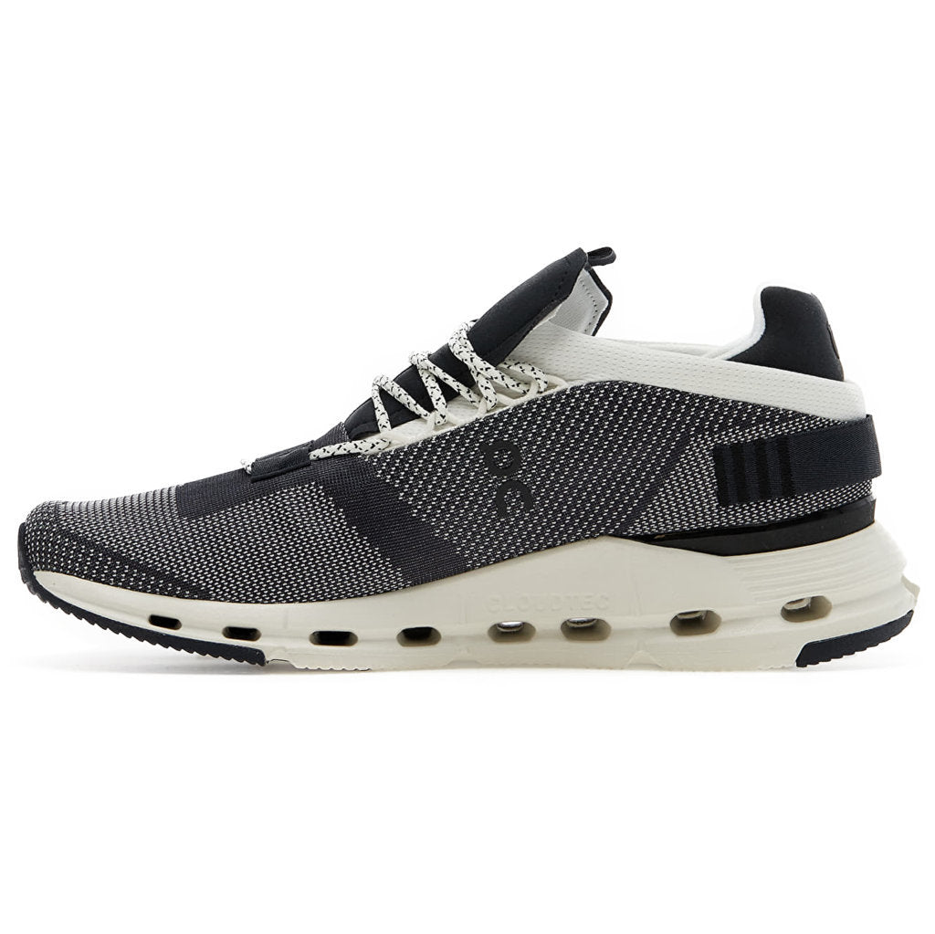 On Running Cloudnova Textile Men's Low-Top Trainers#color_black white