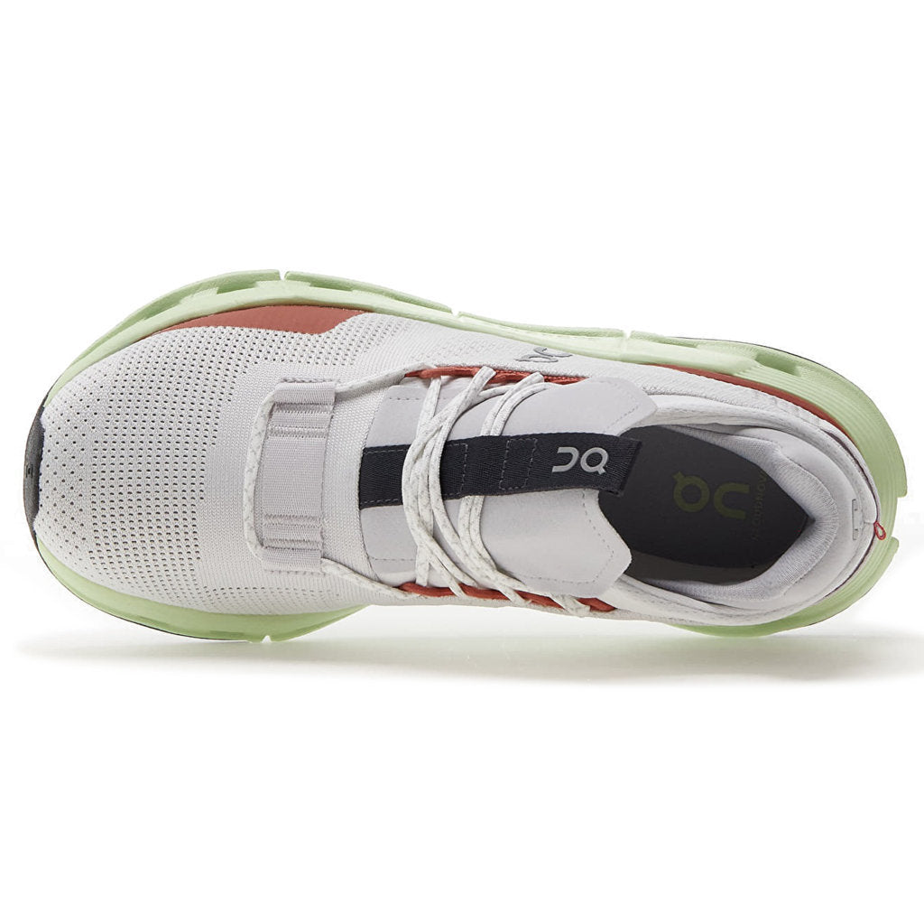 On Running Cloudnova Textile Men's Low-Top Trainers#color_white limelight