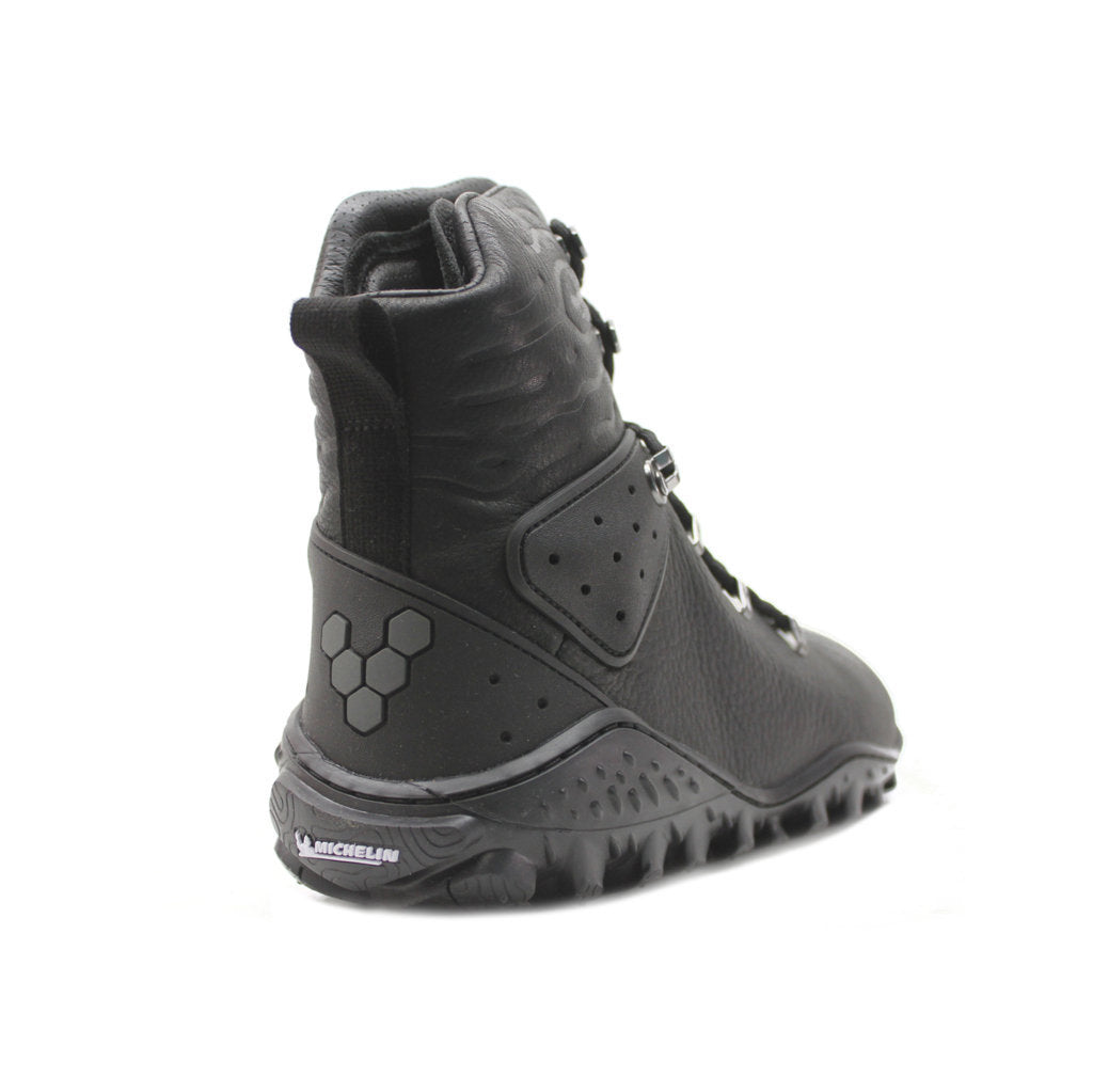 Vivobarefoot Tracker Forest ESC Leather Mens Trainers#color_black