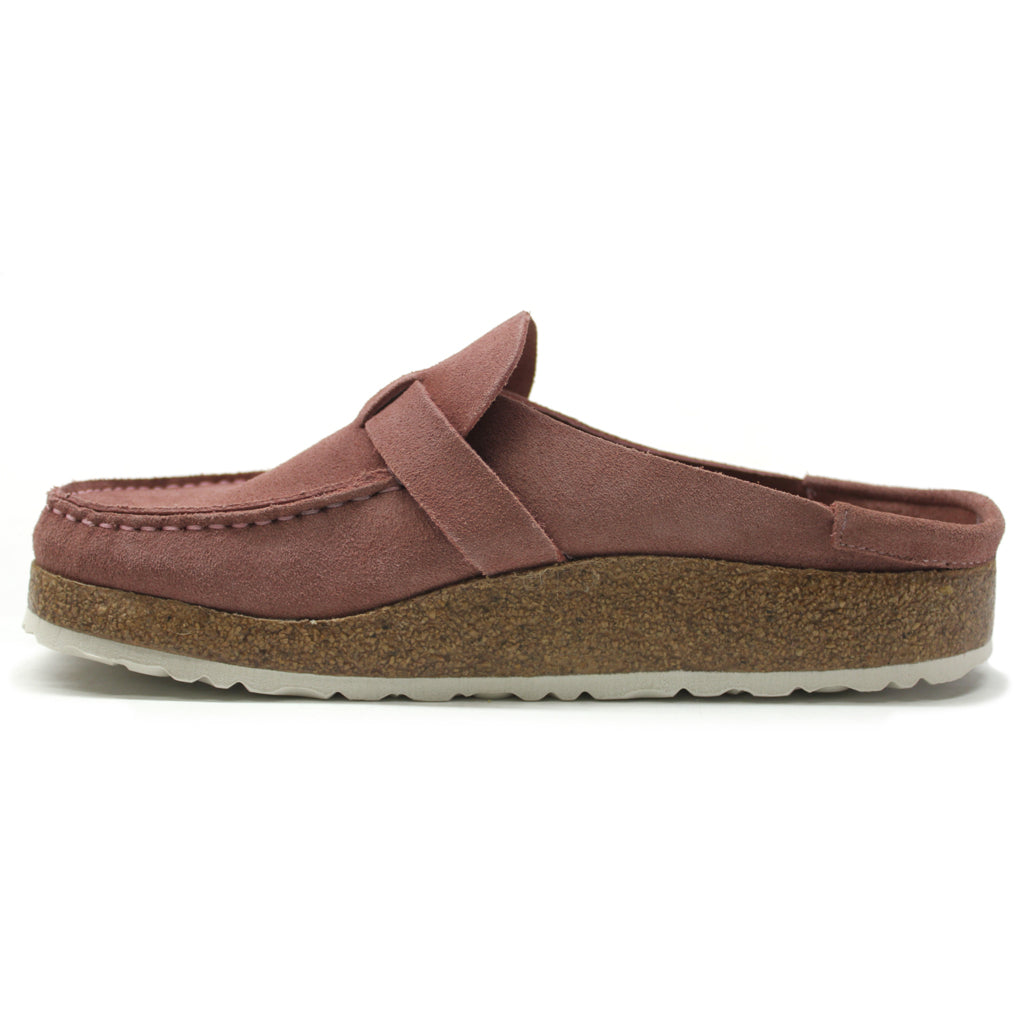 Birkenstock Buckley Suede Leather Unisex Sandals#color_pink clay