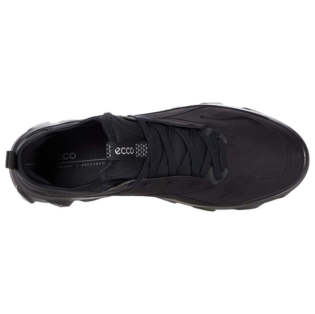 Ecco MX 820184 Leather Textile Mens Trainers#color_black