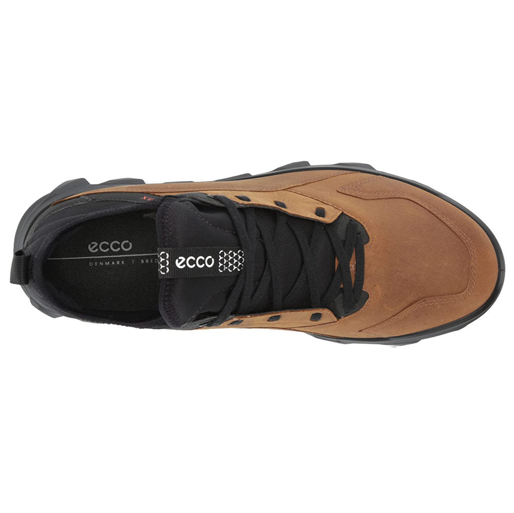 Ecco MX 820184 Leather Textile Mens Trainers#color_camel