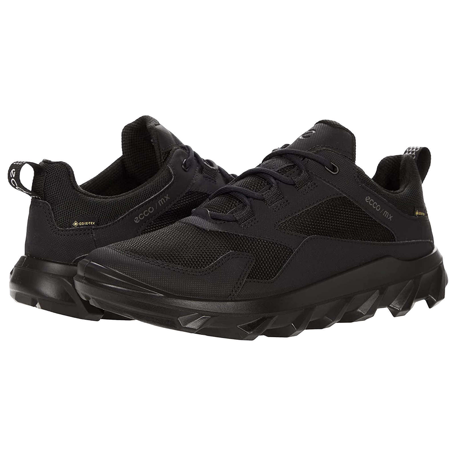 Ecco MX 820193 Synthetic Textile Womens Trainers#color_black