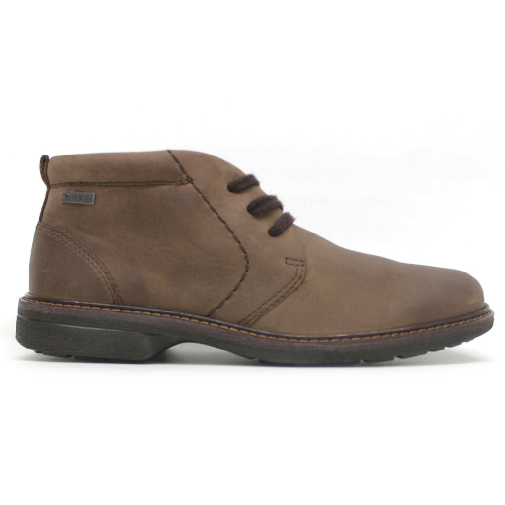 Ecco Mens Boots Turn 510224 Casual Lace-Up Ankle Nubuck Leather - UK 10.5-11