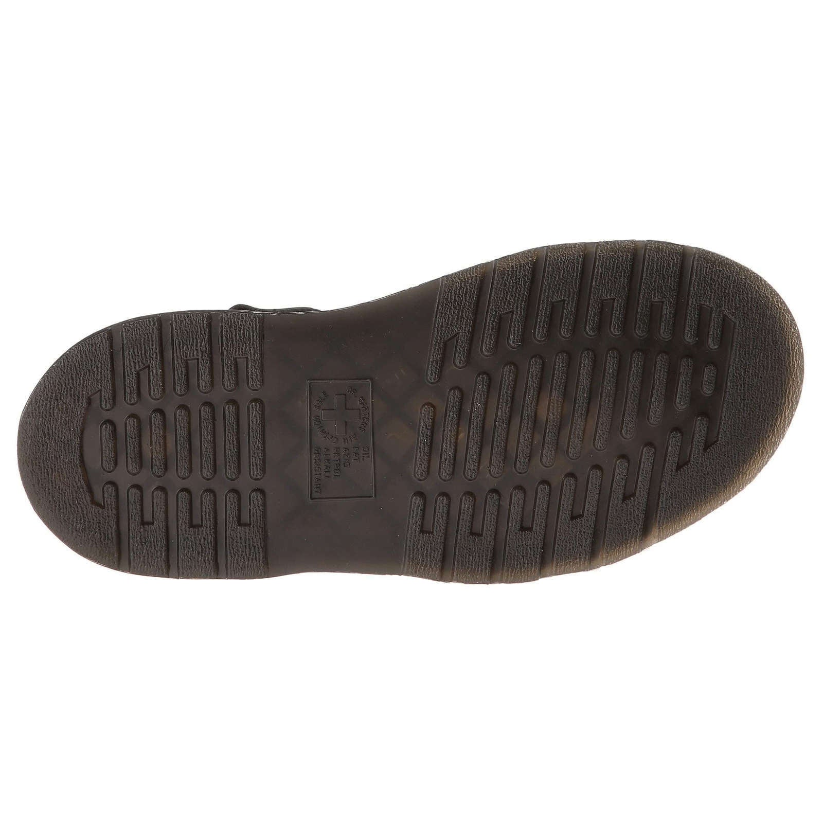 Dr. Martens Geraldo Brando Ankle Strap Leather Unisex Sandals#color_black