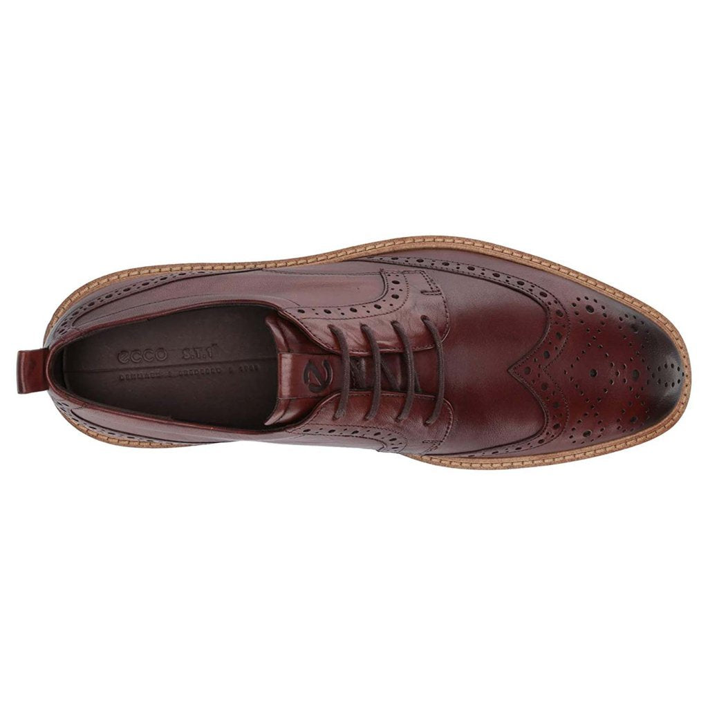 Ecco St 1 Hybrid 836424 Leather Mens Shoes#color_cognac