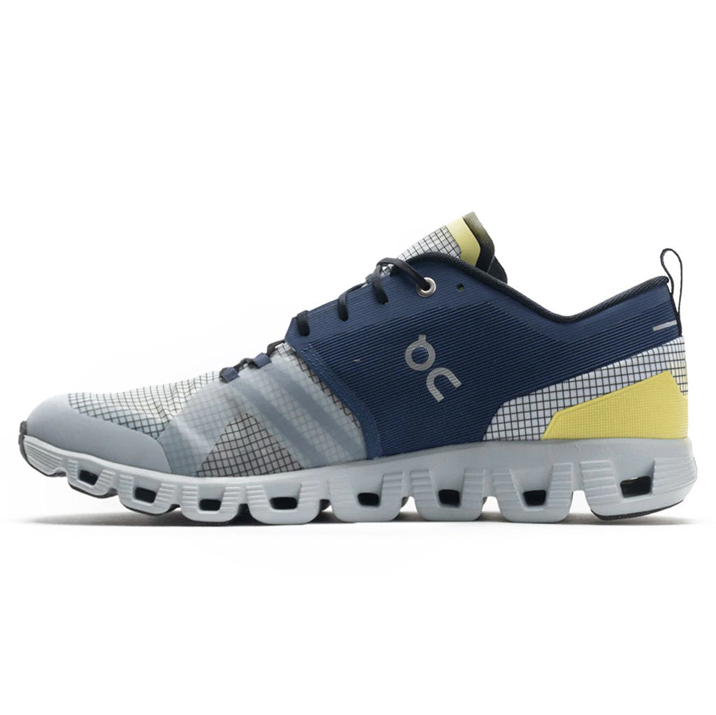 On Cloud X Shift Textile Men's Running Shoes#color_denim white