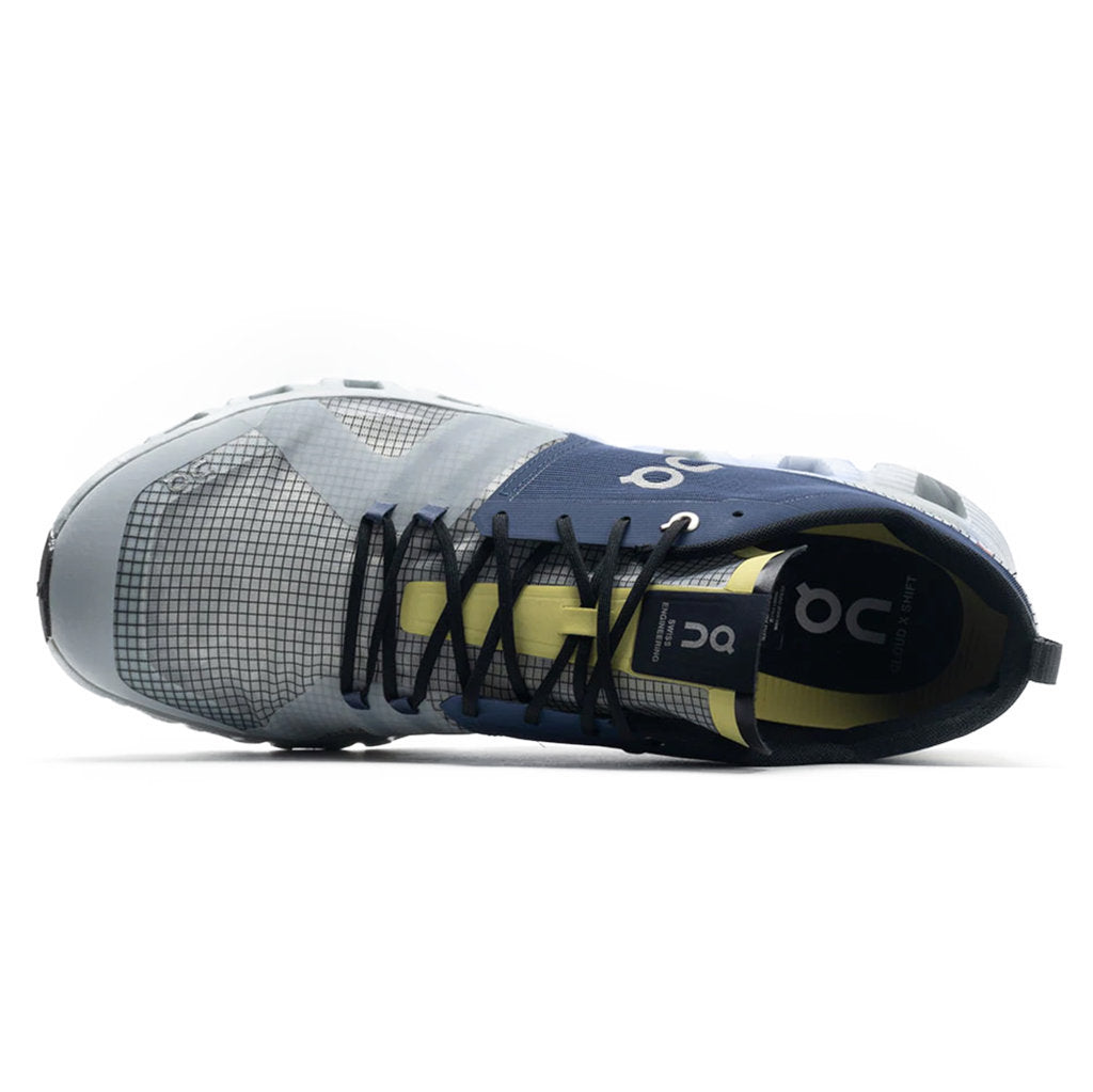 On Cloud X Shift Textile Men's Running Shoes#color_denim white