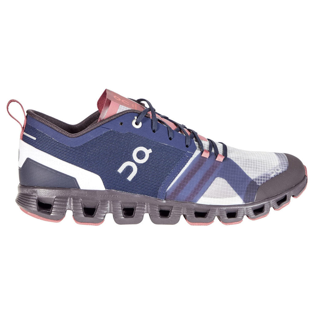 On Running Cloud X Shift Textile Synthetic Womens Trainers#color_ink cherry