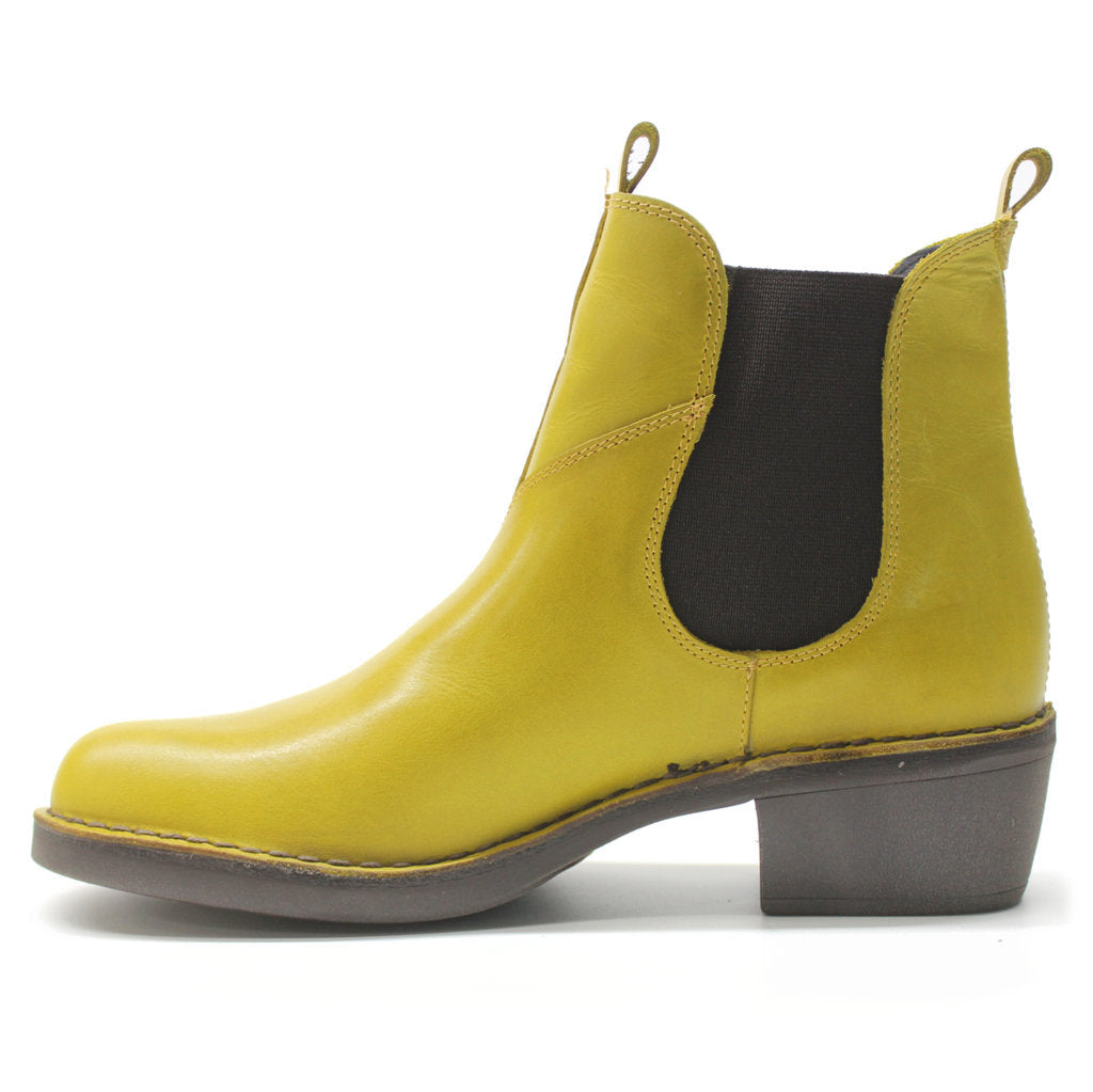 Fly London MEME030FLY Rug Leather Womens Boots#color_mustard