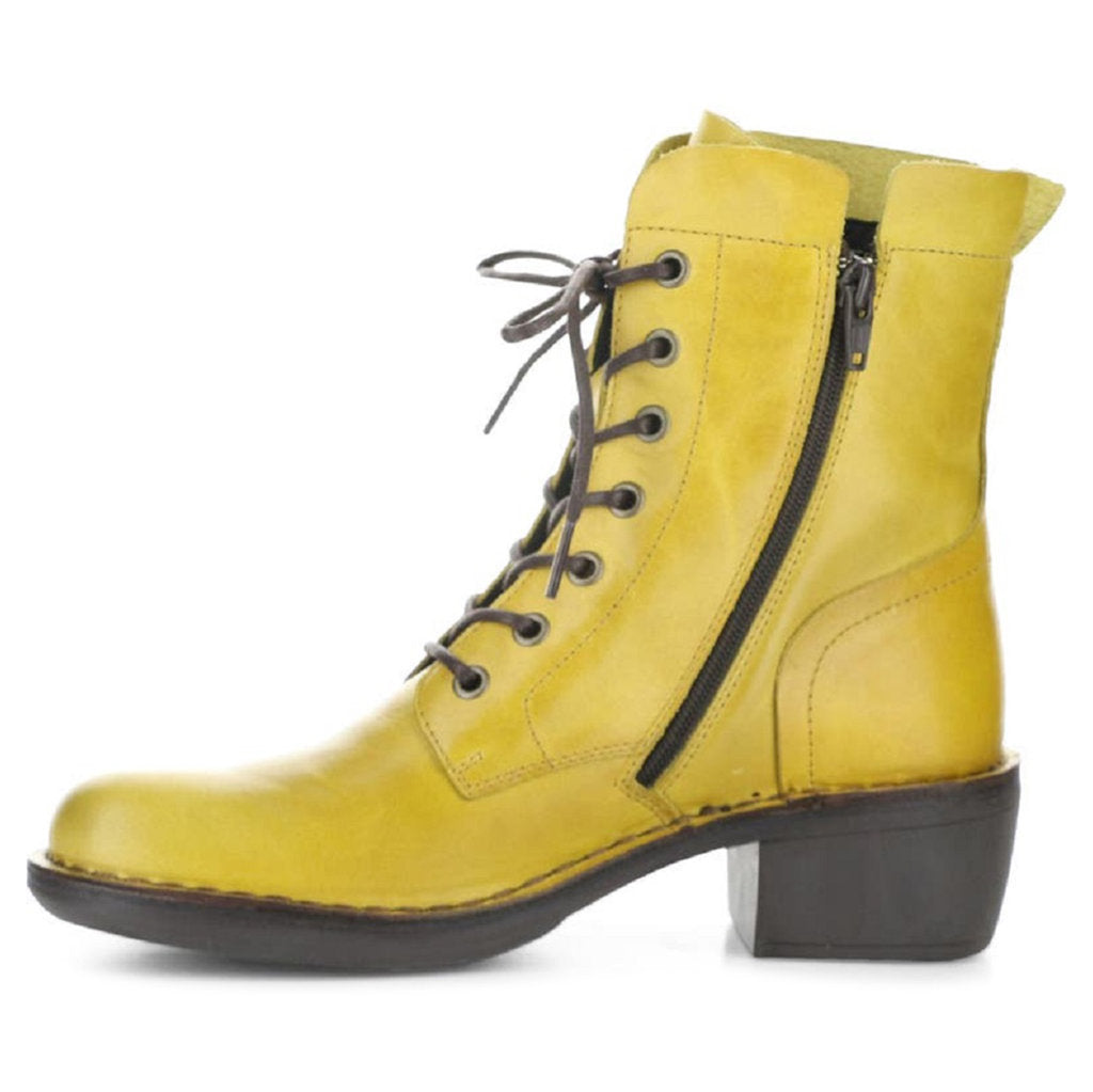 Fly London MILU044FLY Rug Leather Womens Boots#color_mustard