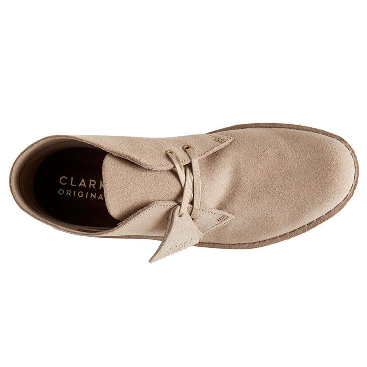 Clarks Originals Desert Rock Suede Men's Boots#color_sand