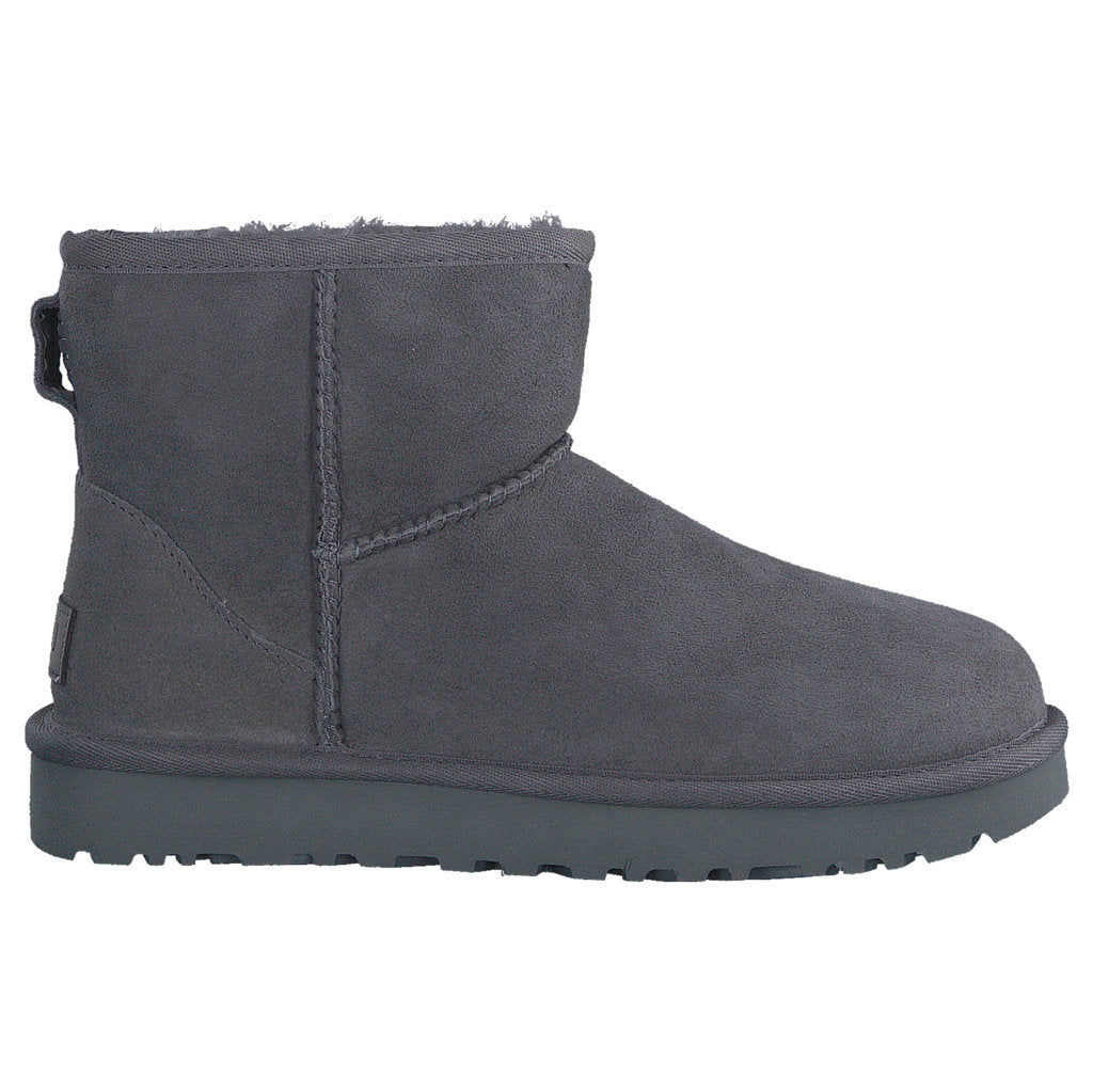 UGG Classic Mini II Suede Sheepskin Women's Winter Boots#color_grey
