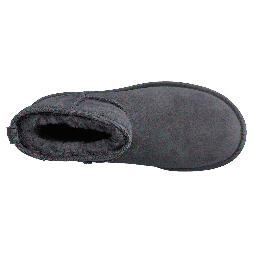 UGG Classic Mini II Suede Sheepskin Women's Winter Boots#color_grey