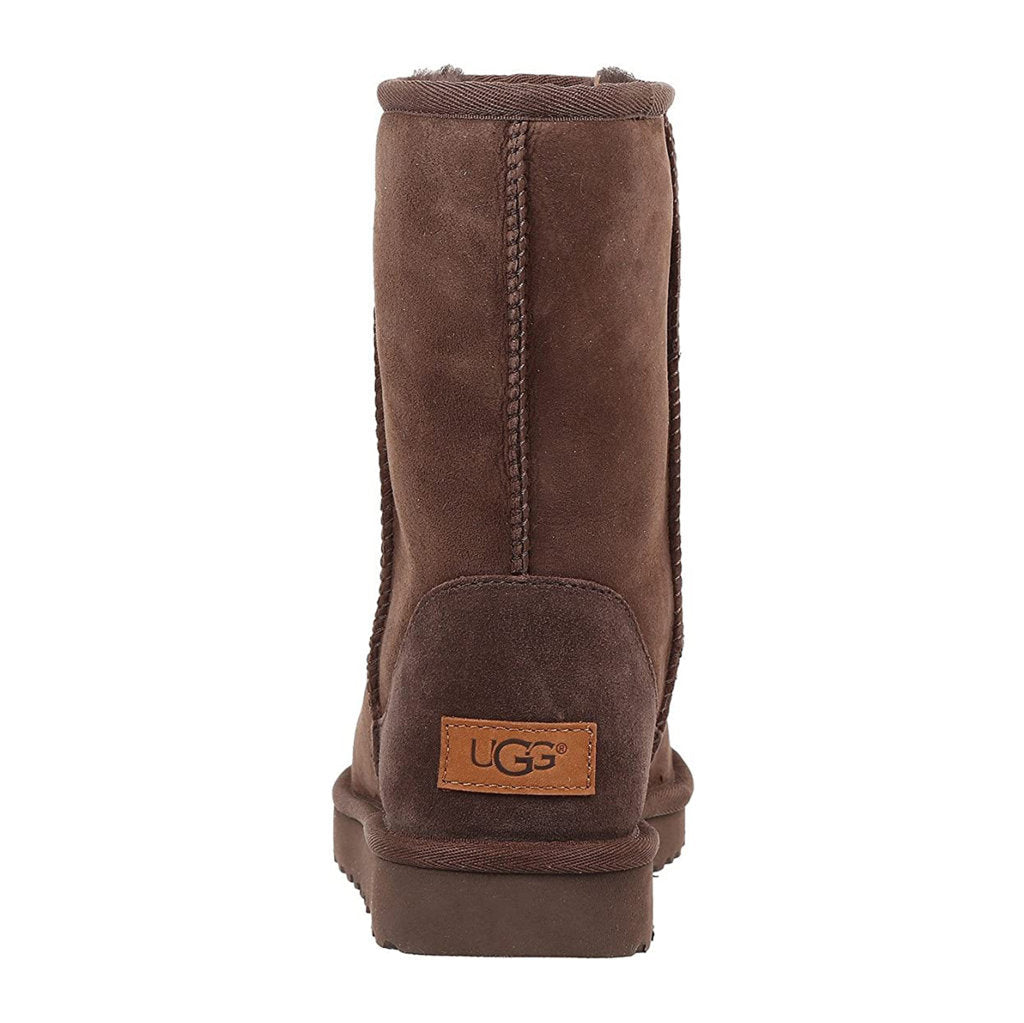 UGG Classic Short II Suede Sheepskin Women's Winter Boots#color_chocolate