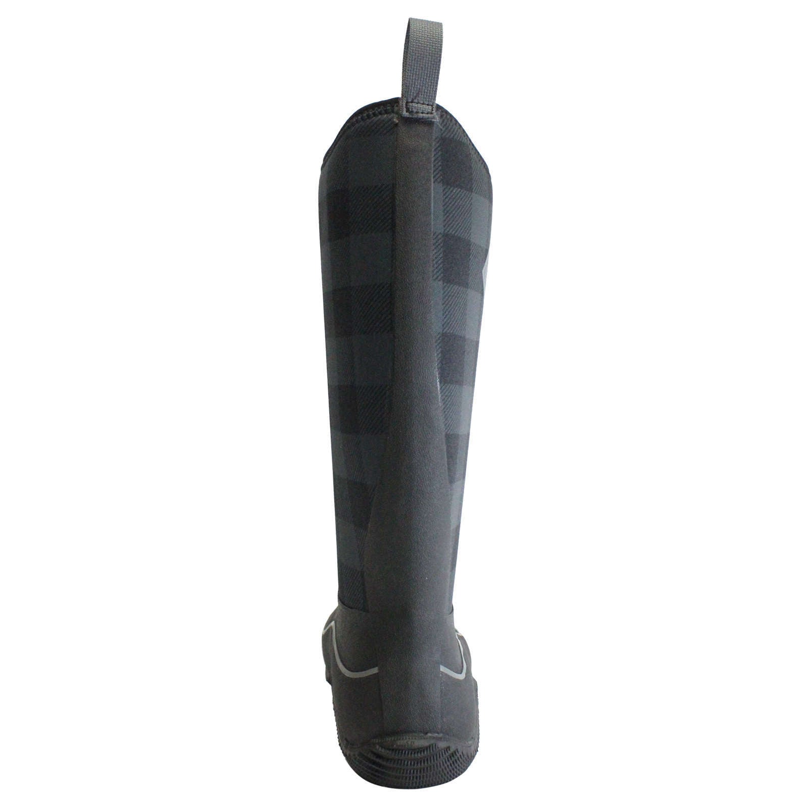 Muck Boot Hale Waterproof Women's Tall Wellington Boots#color_black grey plaid