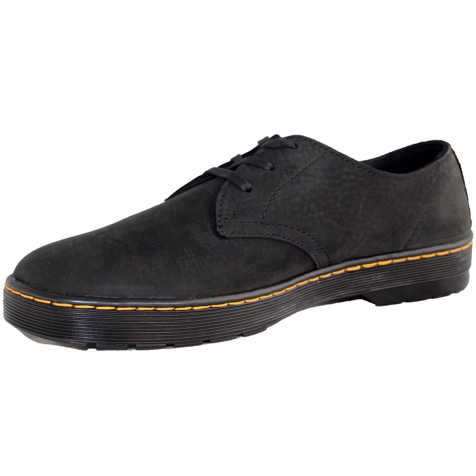 Dr. Martens Coronado Nubuck Leather Men's Shoes#color_black