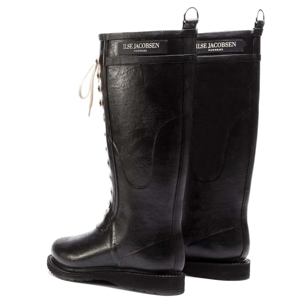 Ilse Jacobsen Rub1 Rubber Womens Boots#color_black