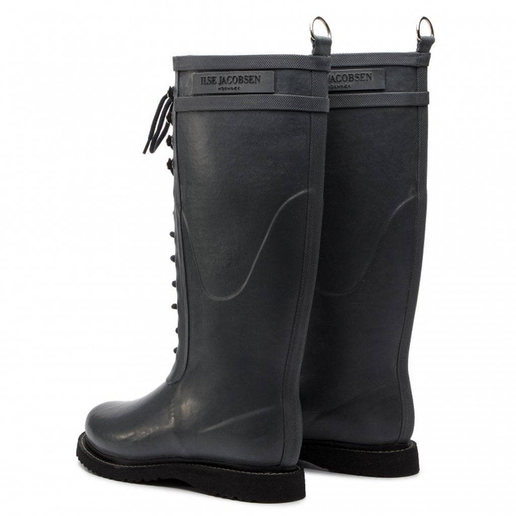Ilse Jacobsen Rub1 Rubber Womens Boots#color_grey