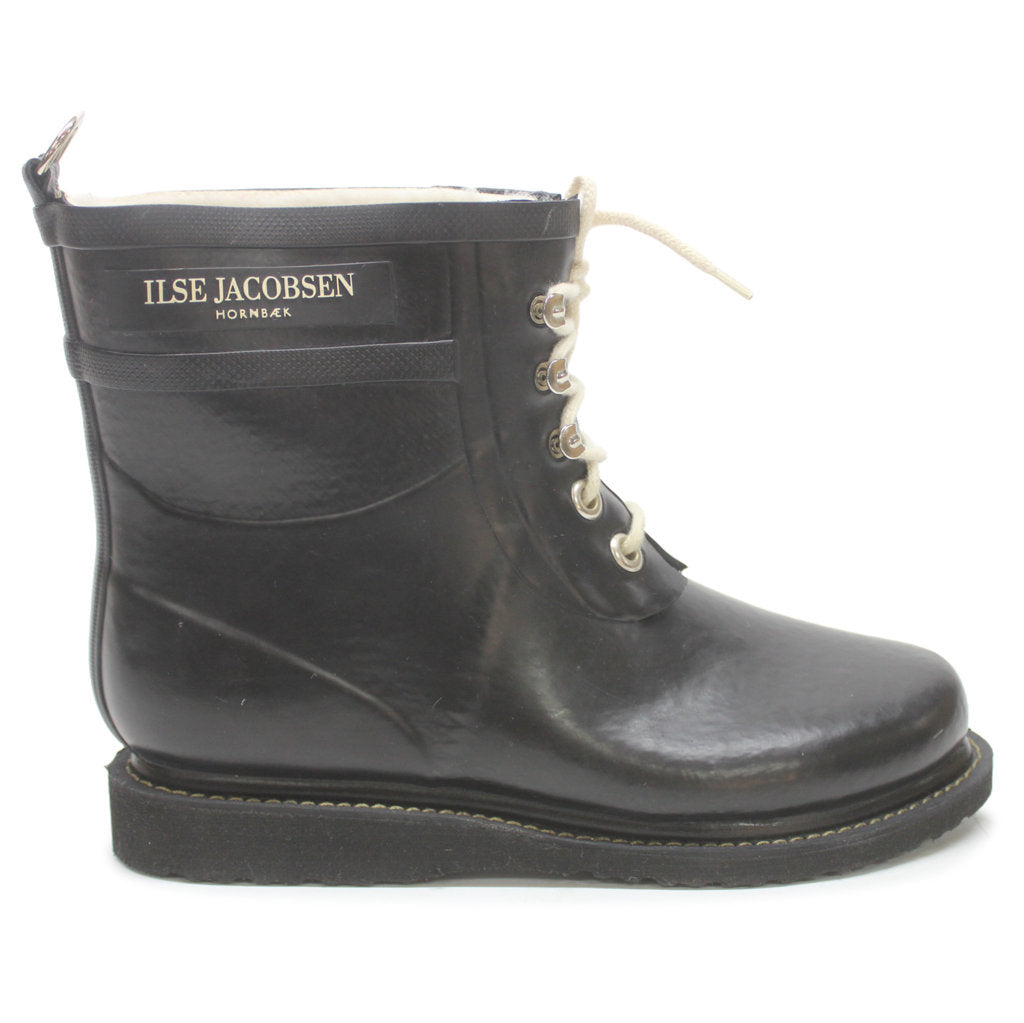 Ilse Jacobsen Womens Boots Rub2 Casual Lace-Up Ankle Wellington Rubber - UK 7.5