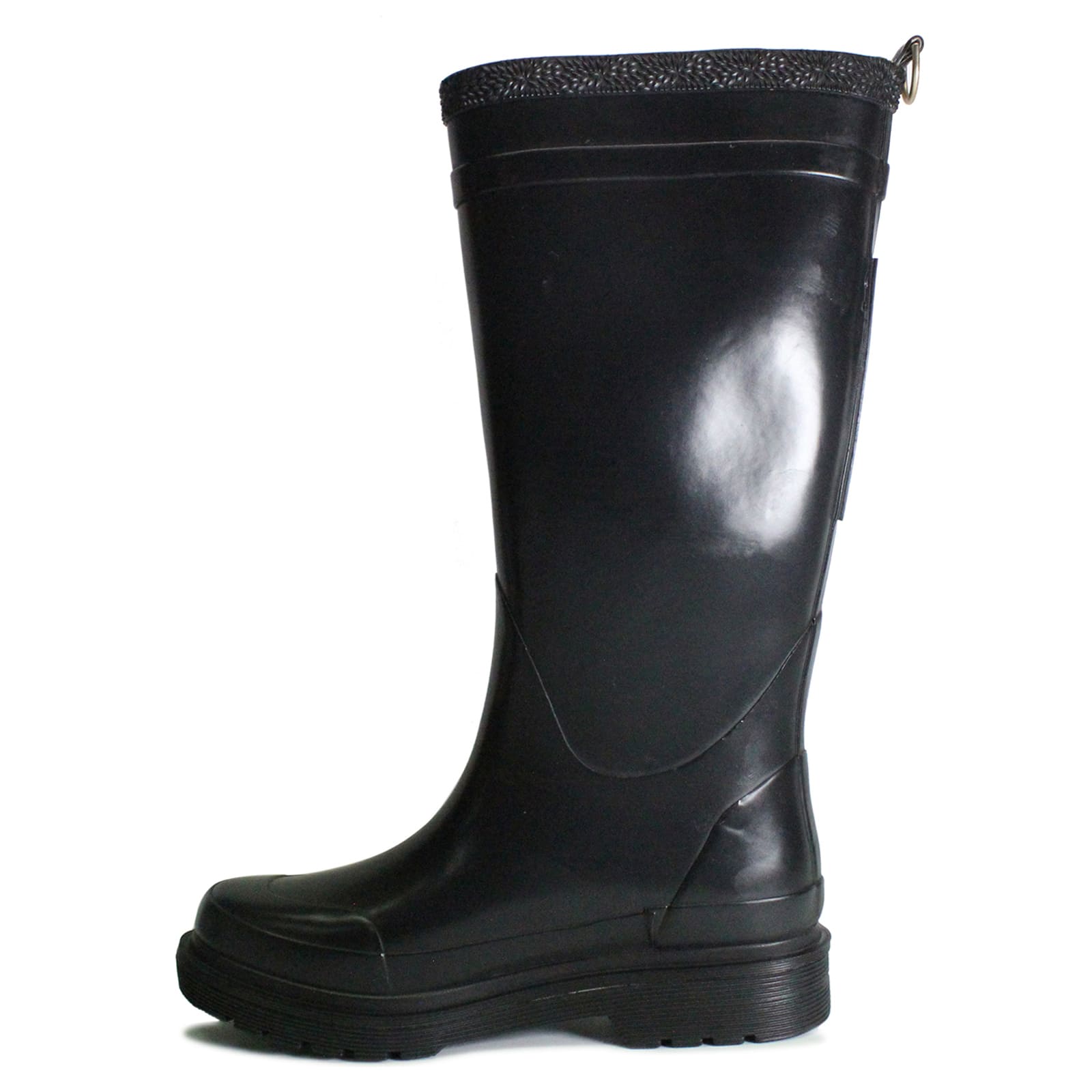 Ilse Jacobsen Rub350 Rubber Women's Tall Wellington Boots#color_black