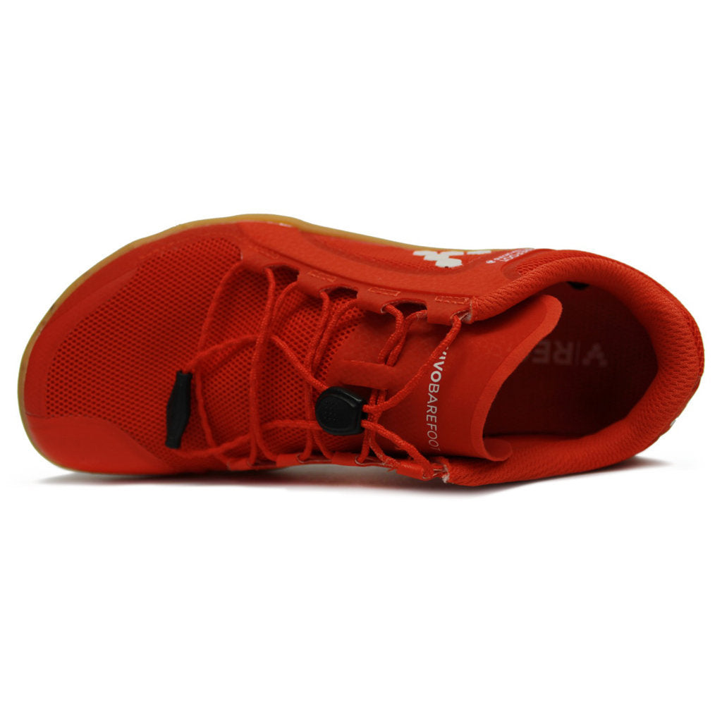 Vivobarefoot Primus Trail II FG Textile Synthetic Mens Trainers#color_fiery coral