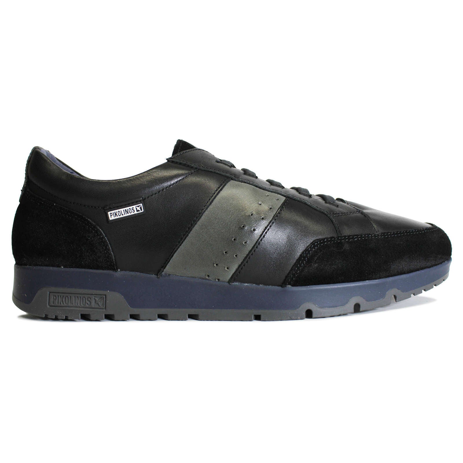 Pikolinos Alarcon M9T Leather Mens Trainers#color_black