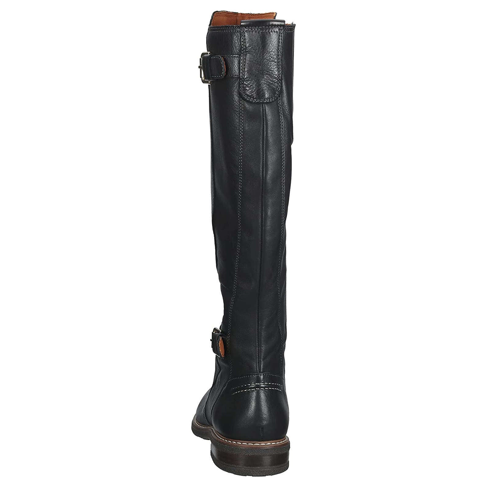 Pikolinos Aldaya W8J-9621 Leather Womens Boots#color_black
