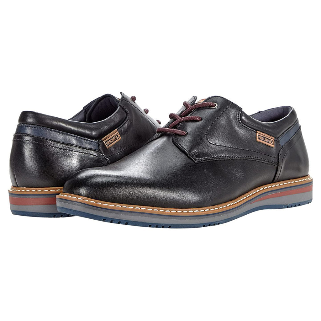 Pikolinos Avila Leather Mens Shoes#color_black