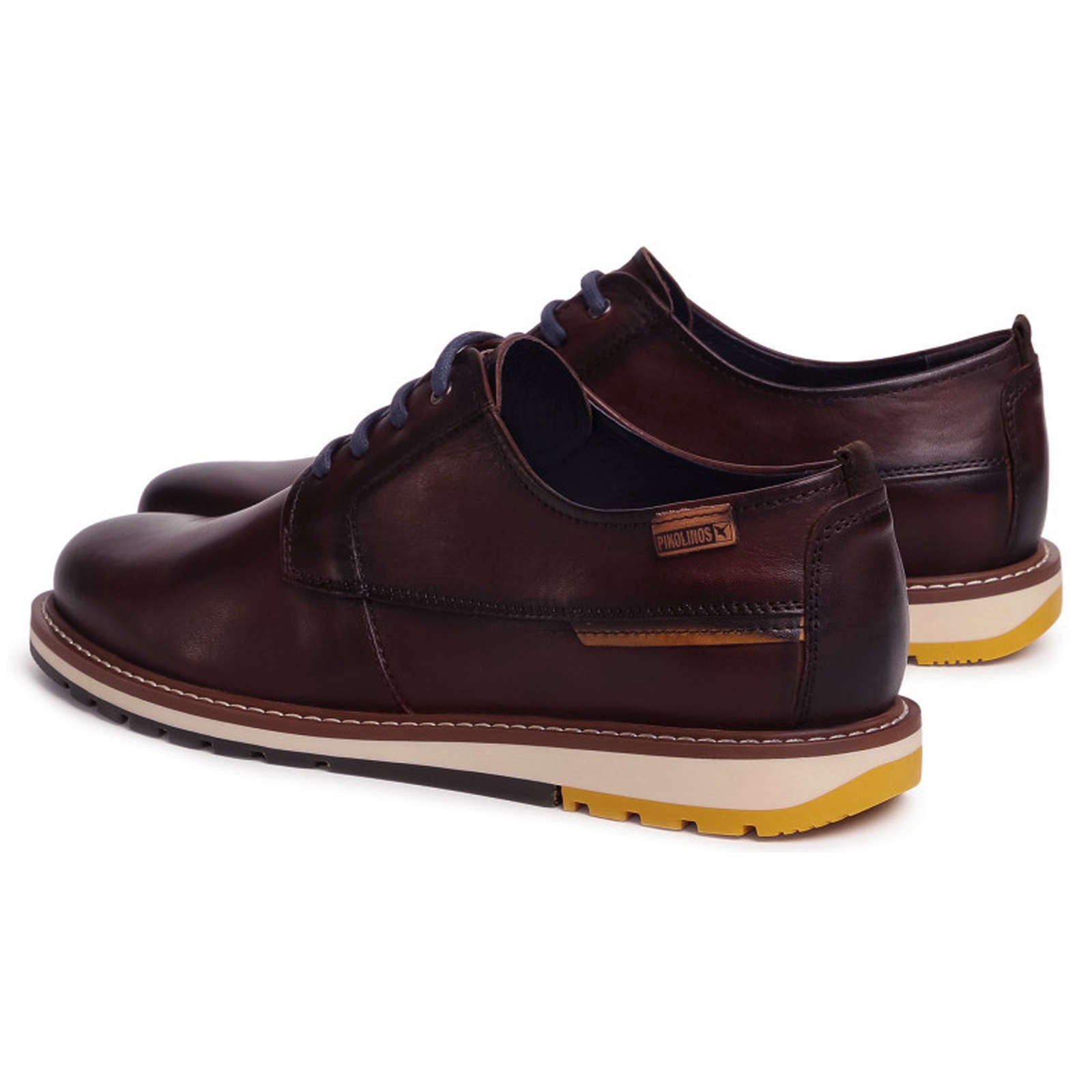 Pikolinos Berna Leather Mens Shoes#color_garnet