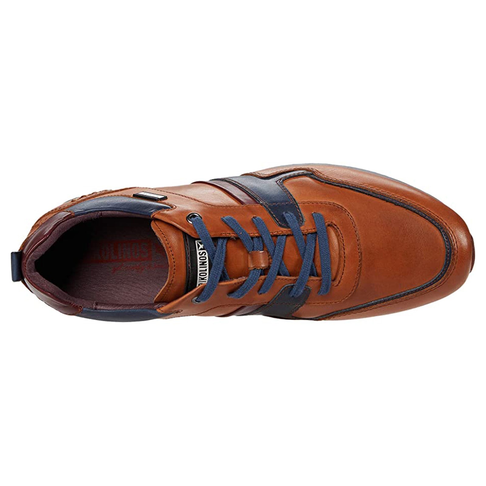 Pikolinos Cambil M5N-6344C1 Leather Mens Trainers#color_brandy
