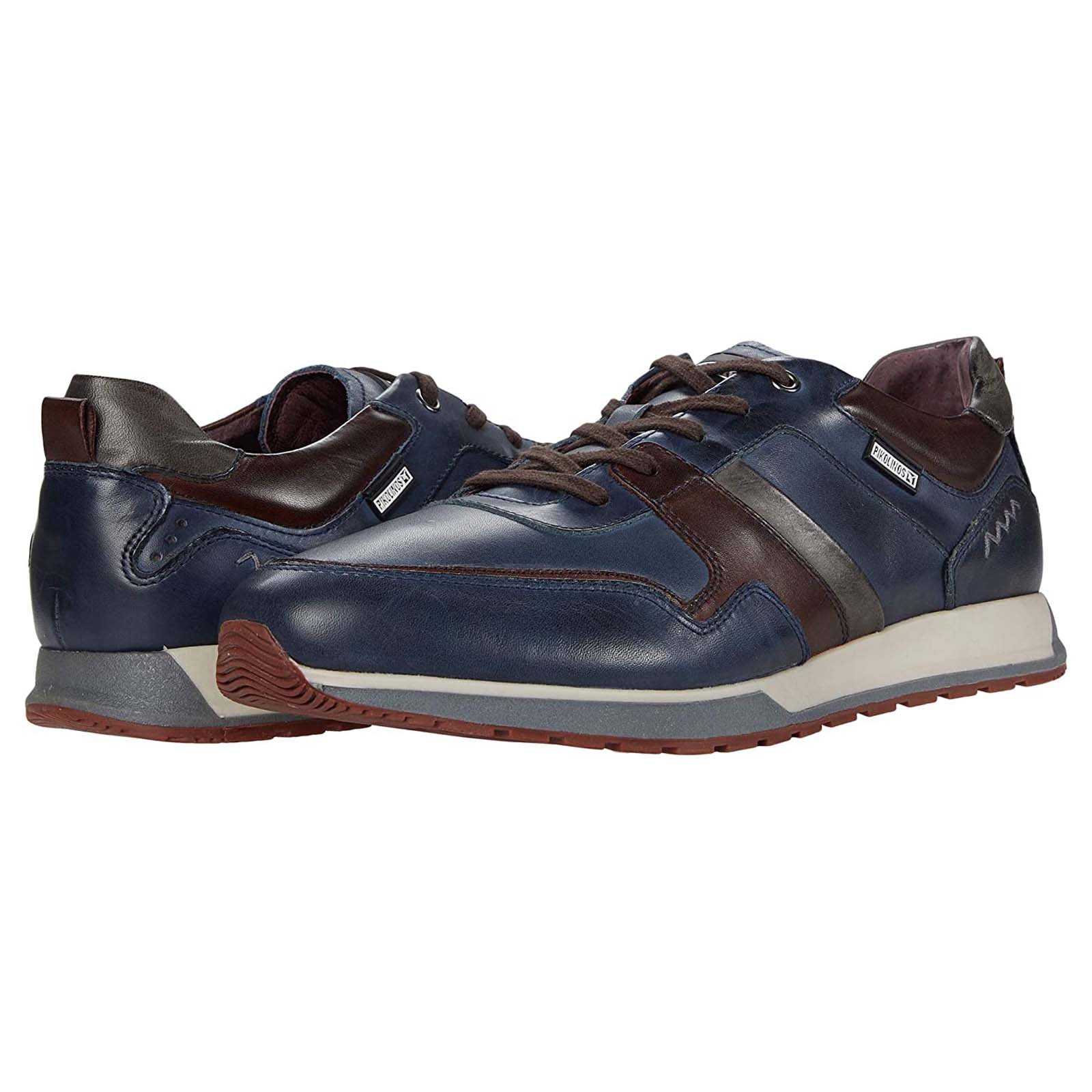 Pikolinos Cambil M5N-6344C1 Leather Mens Trainers#color_blue