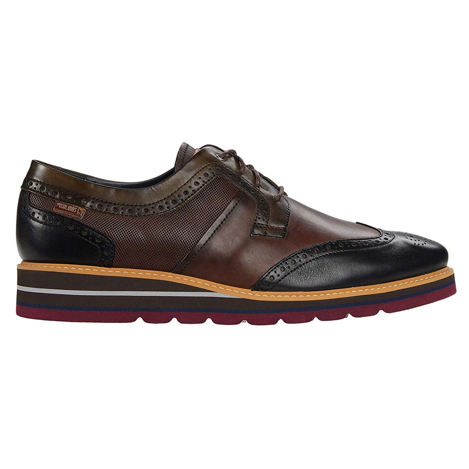Pikolinos Durcal Leather Mens Shoes#color_black