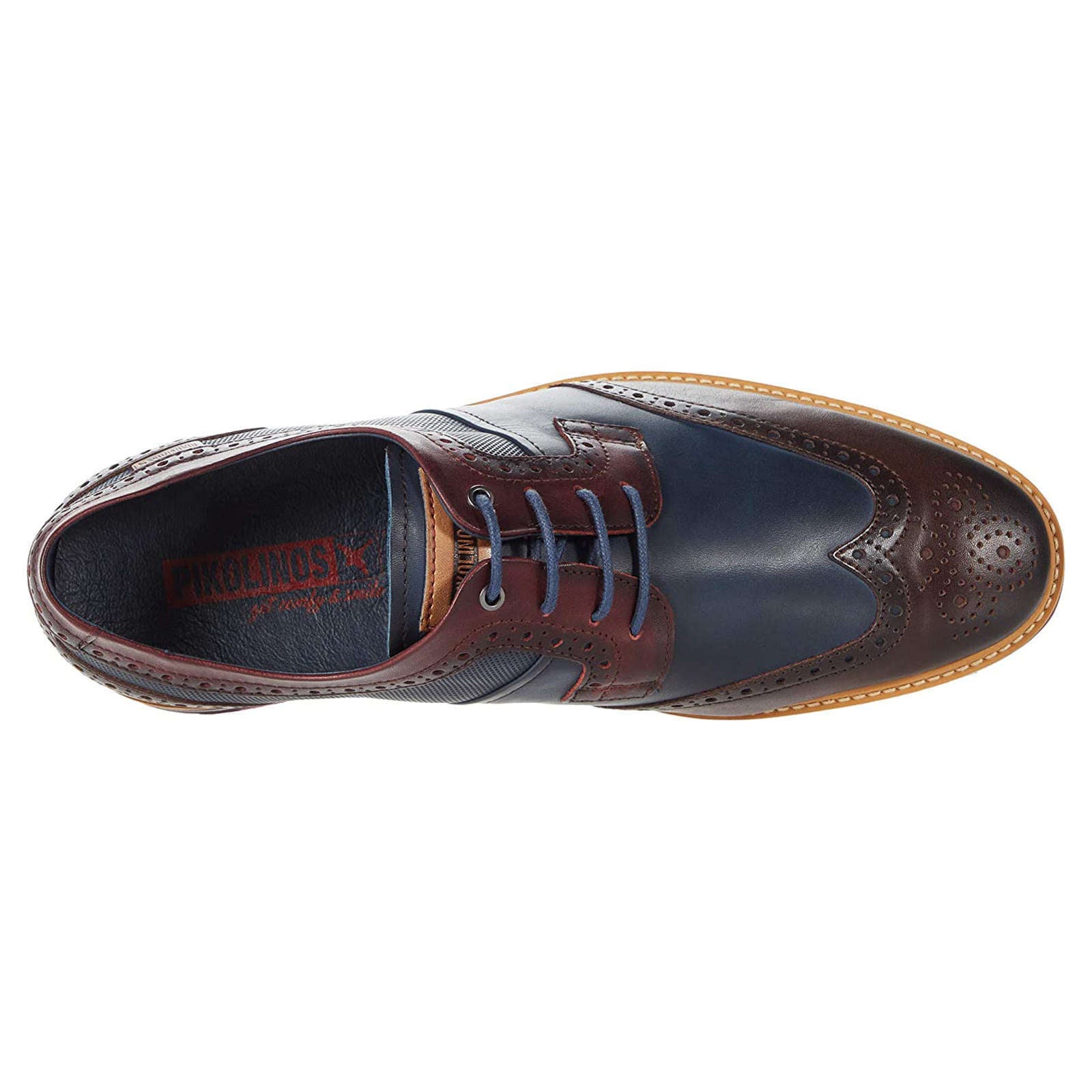 Pikolinos Durcal Leather Mens Shoes#color_olmo