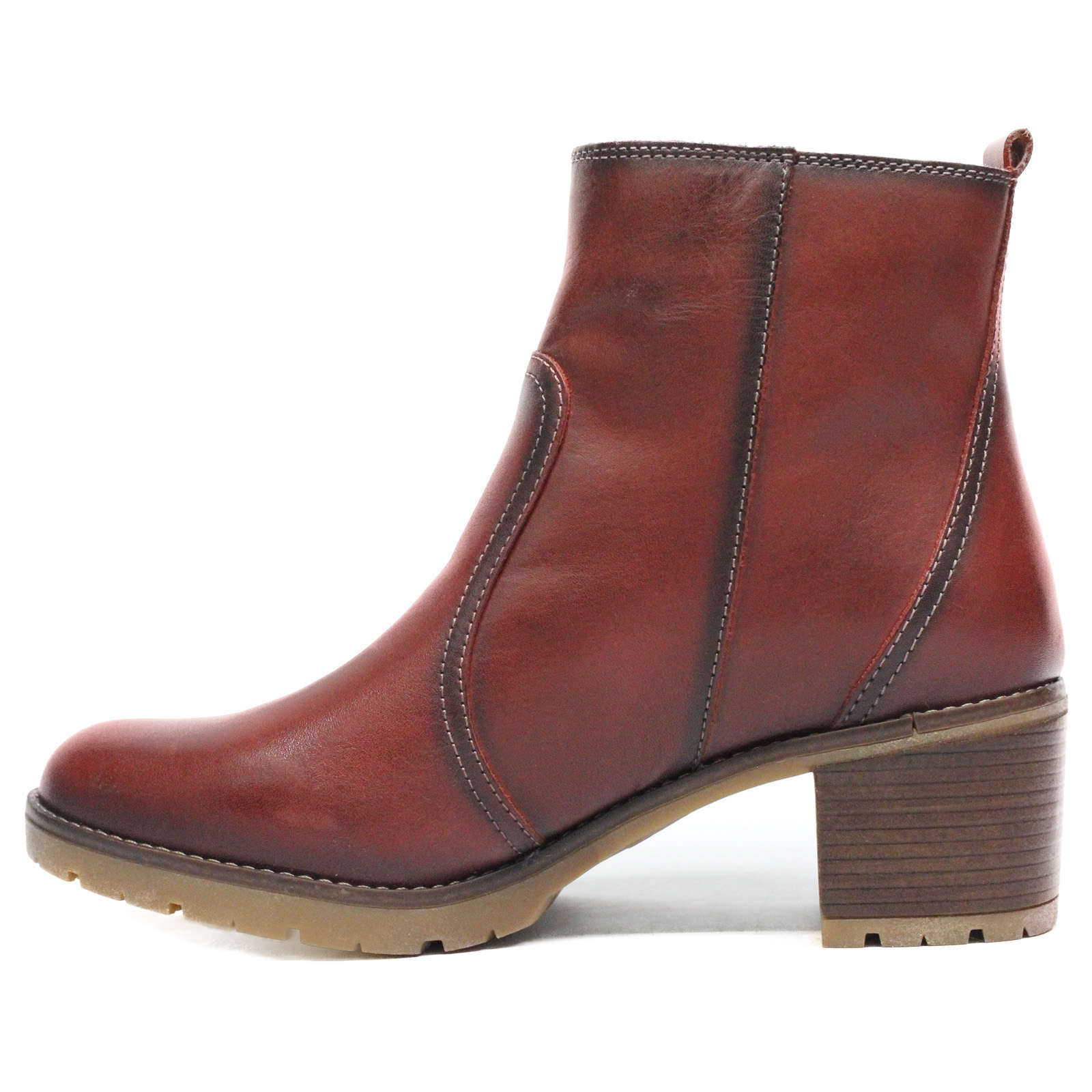 Pikolinos Llanes Leather Womens Boots#color_arcilla