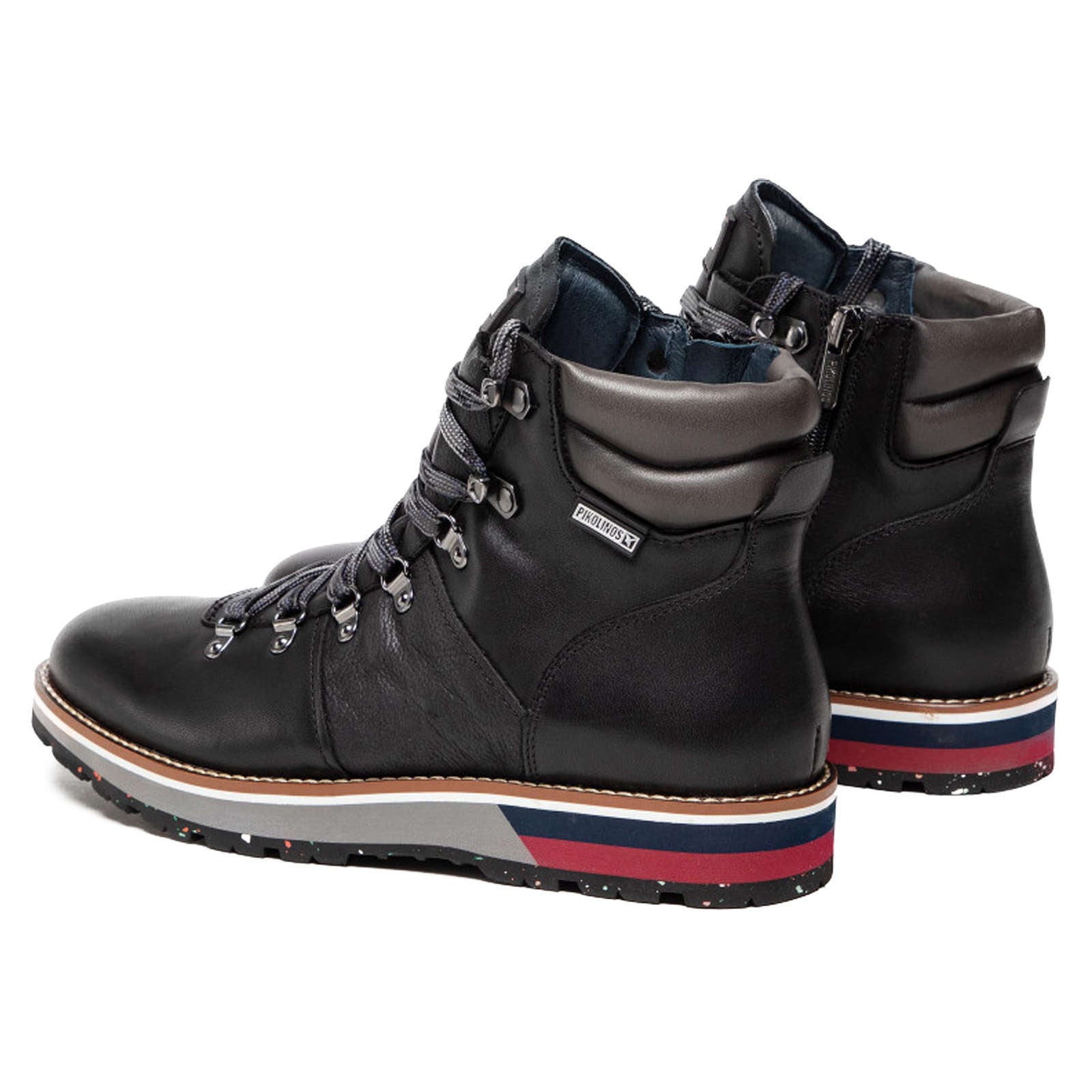 Pikolinos Pirineos Leather Mens Boots#color_black