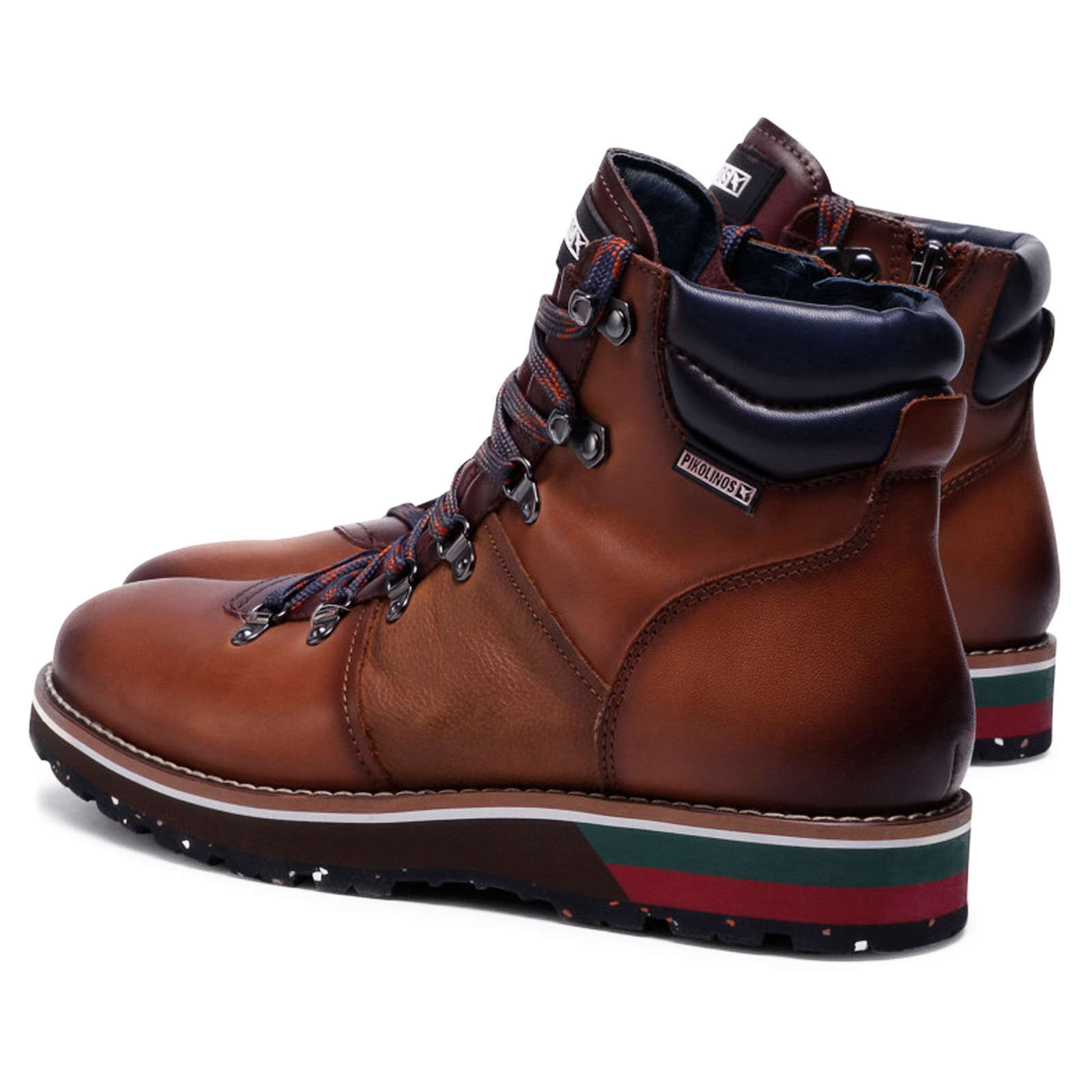 Pikolinos Pirineos Leather Mens Boots#color_brandy