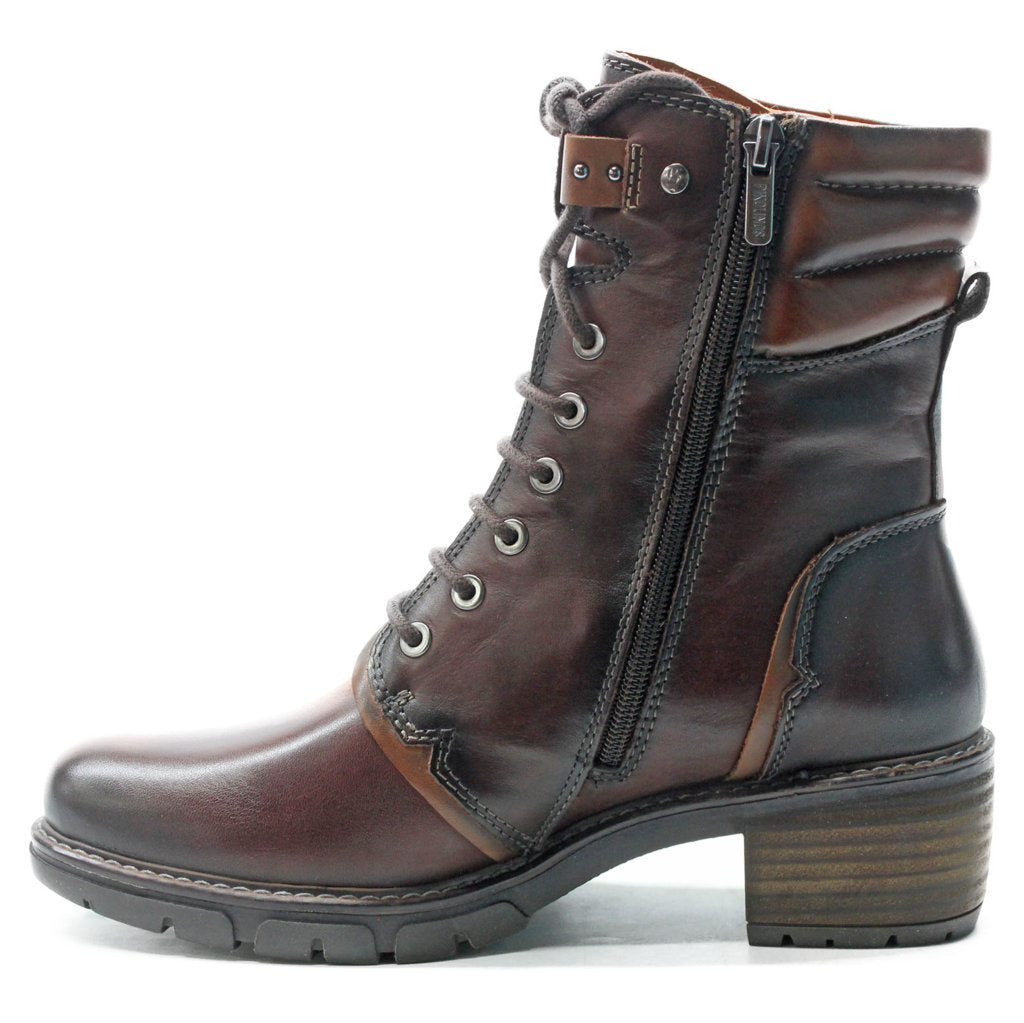Pikolinos San Sebastia Leather Womens Boots#color_caoba