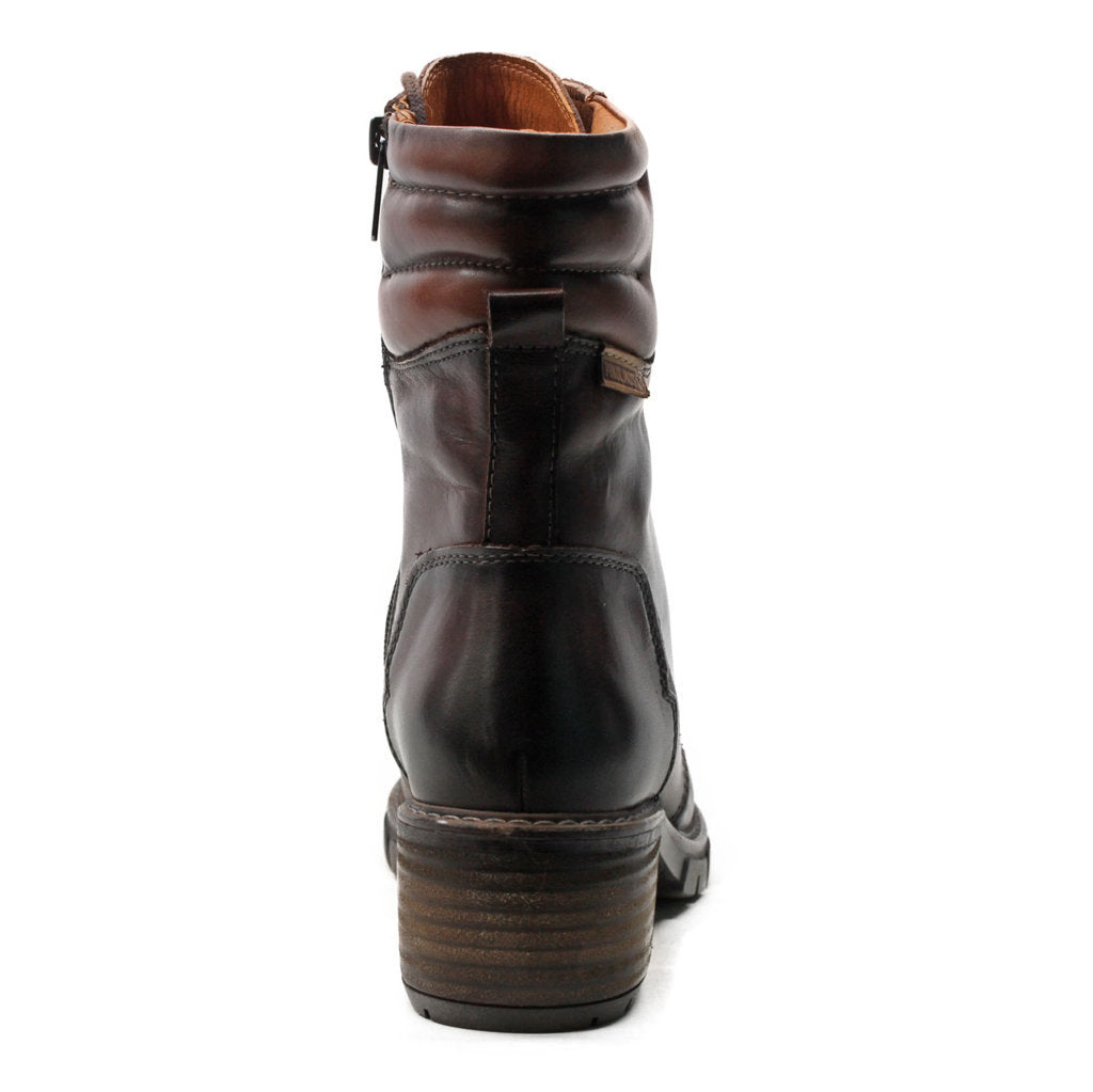 Pikolinos San Sebastia Leather Womens Boots#color_caoba