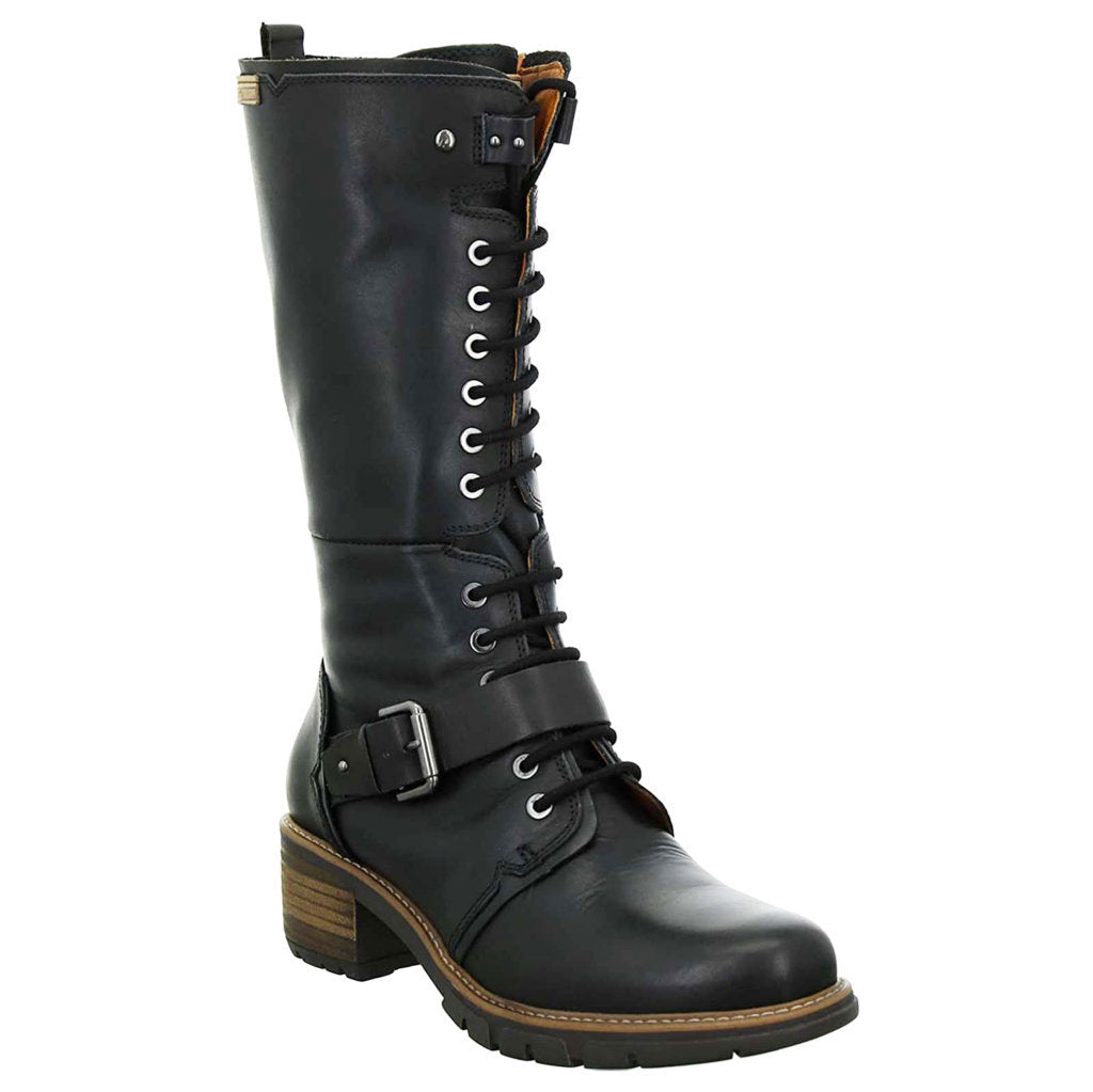 Pikolinos San Sebastia Calfskin Leather Women's Zip Up Calf Length Boots