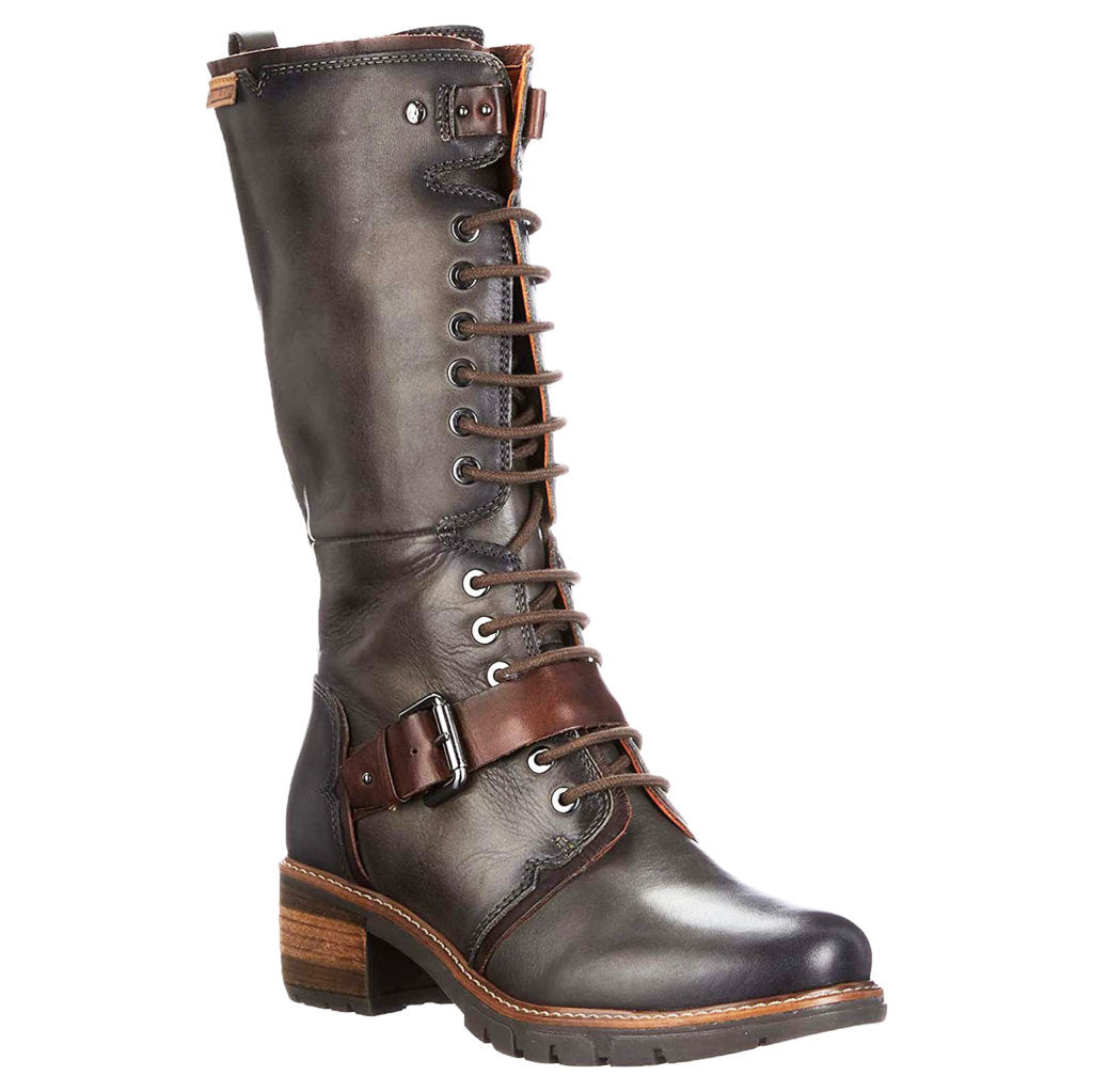 Pikolinos San Sebastia W1T Leather Womens Boots#color_lead