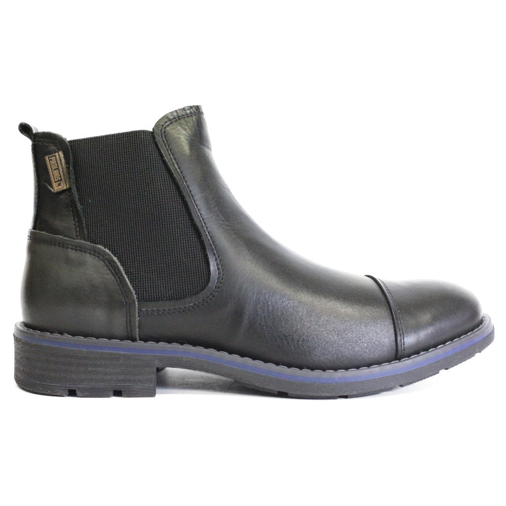 Pikolinos York M2M-8016 Leather Mens Boots#color_black