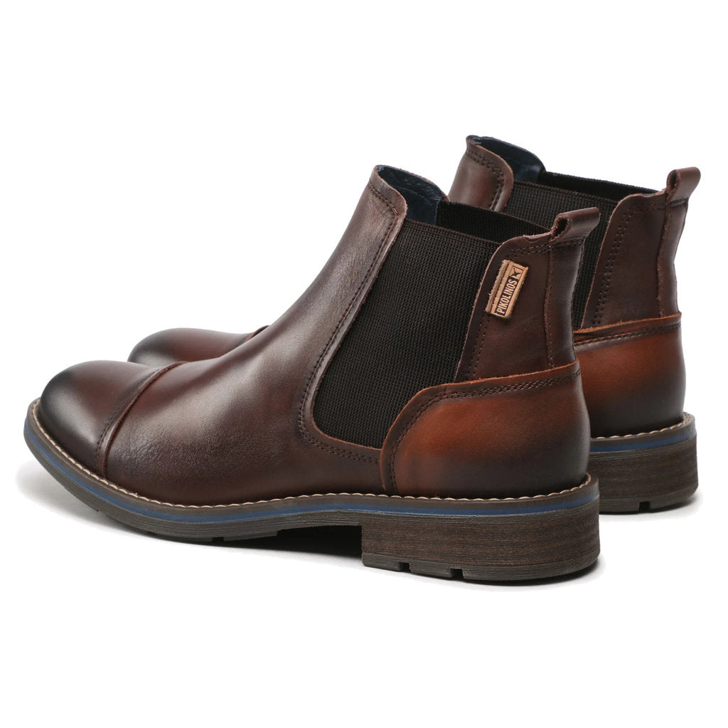 Pikolinos York M2M-8016 Leather Mens Boots#color_olmo