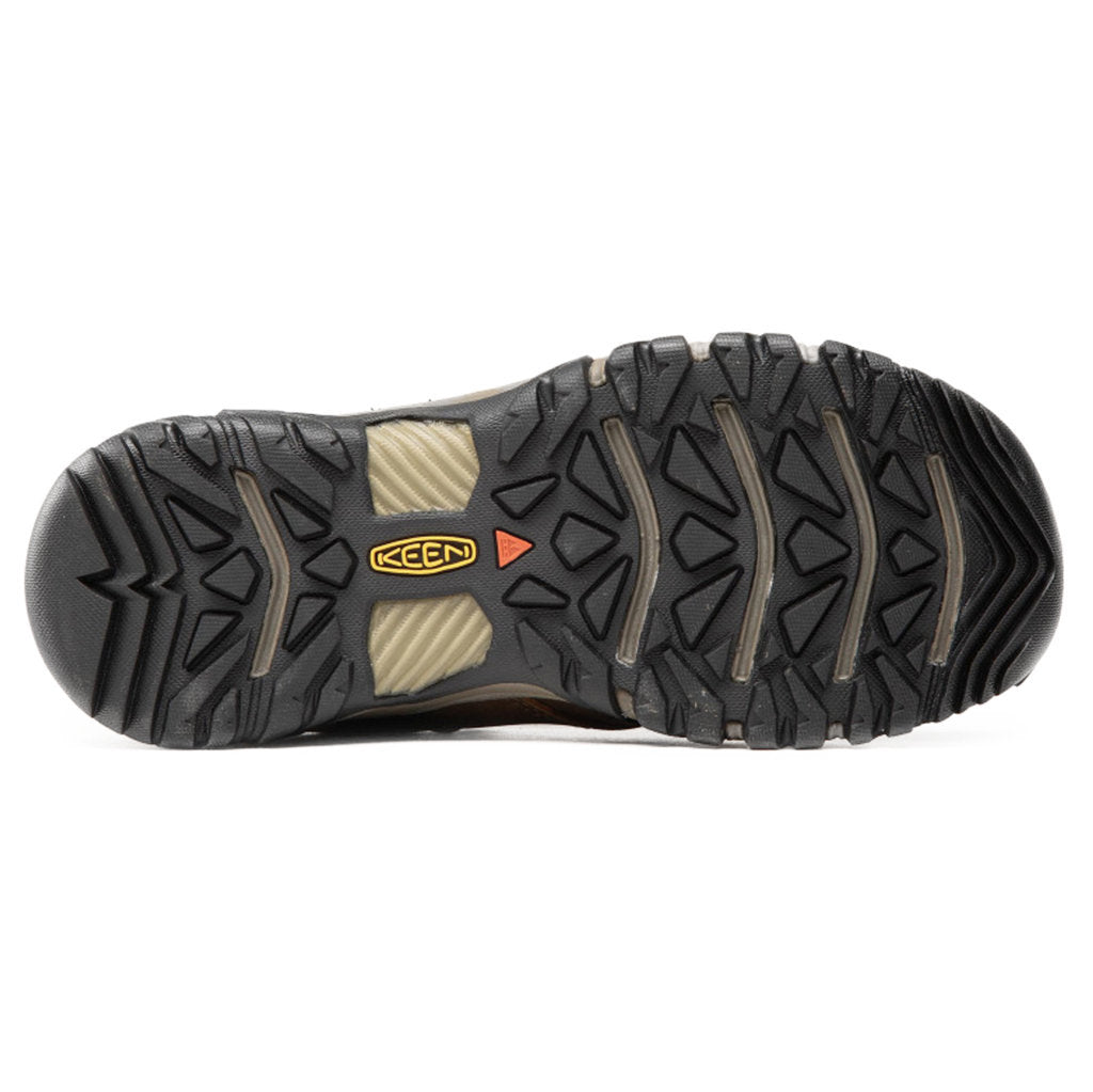 Keen Ridge Flex Waterproof Leather Men's Hiking Shoes#color_bison golden brown