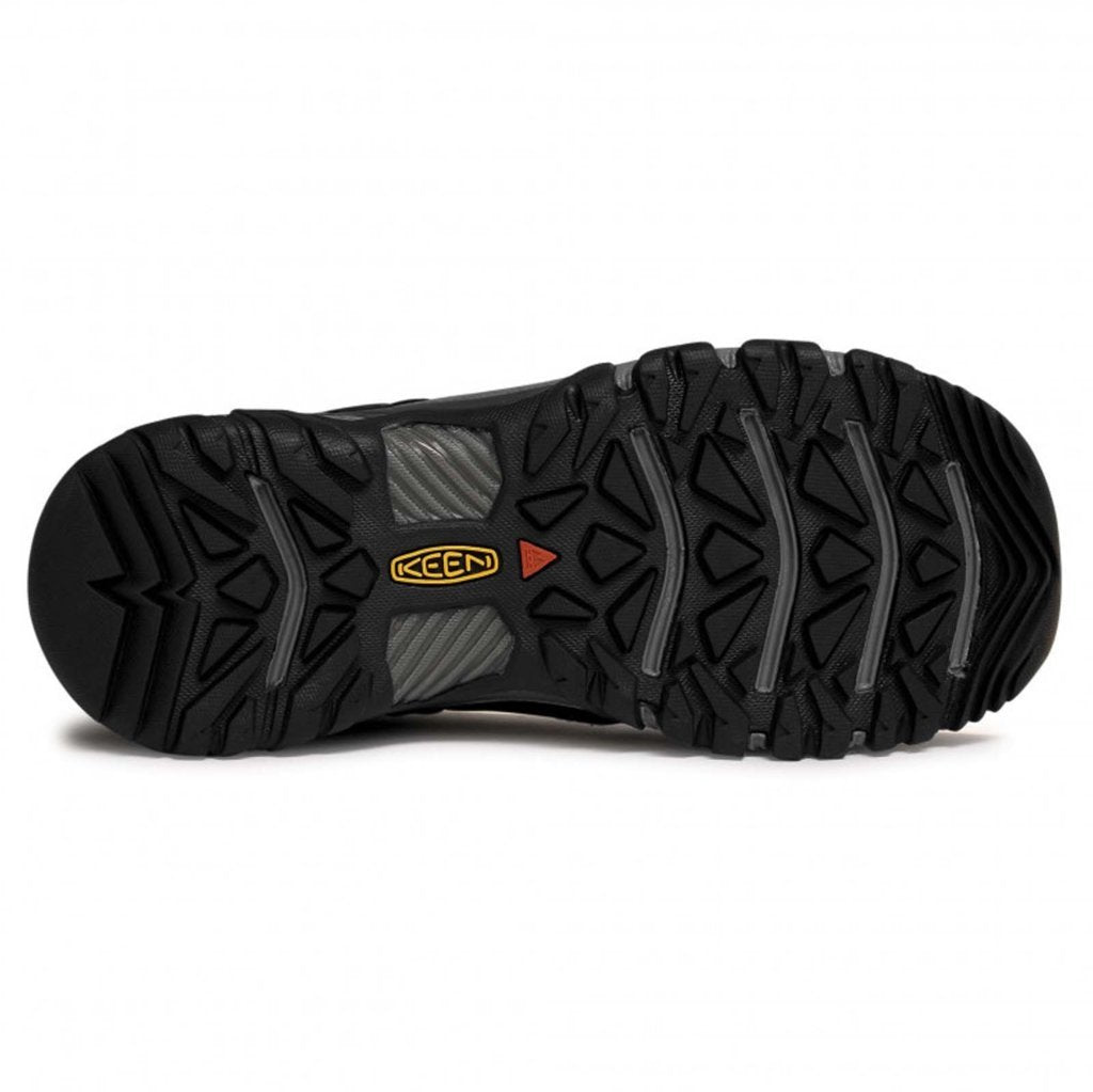 Keen Ridge Flex Waterproof Leather Men's Hiking Shoes#color_black magnet